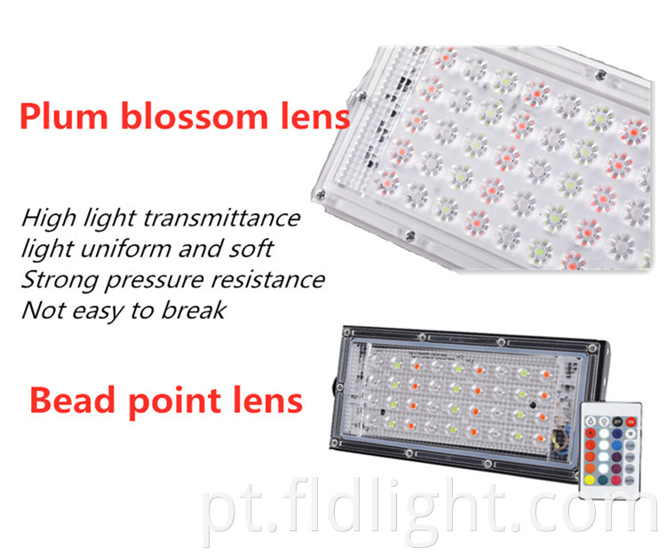 ip65 led flood light with bead lens